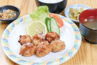 若鶏唐揚げ定食